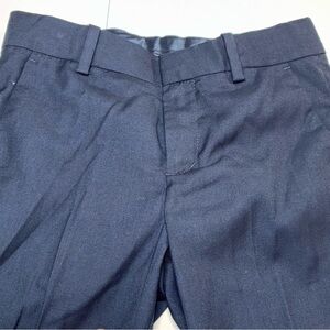 H&M Boys Navy Blue Suit Dress Pants Size 8-9Y Adjustable Waist Formal Church